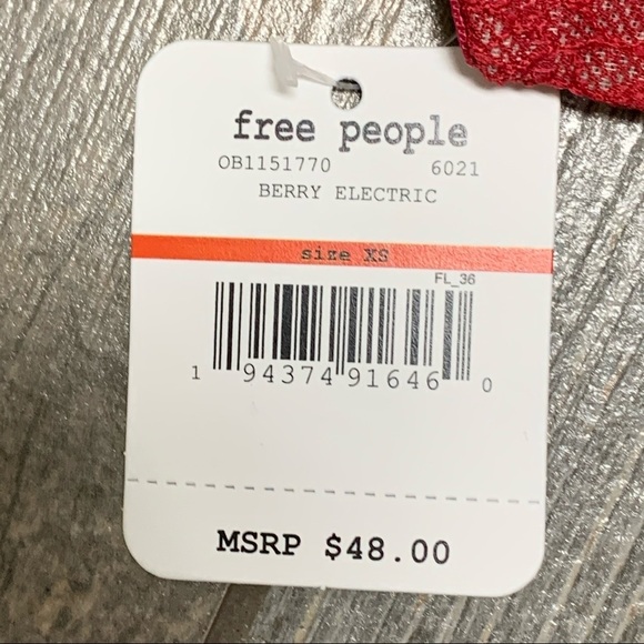 BACK IN STOCK! NWT Free People Longline Bra XS Tameeka Lace Underwire Bralette - Picture 6 of 12